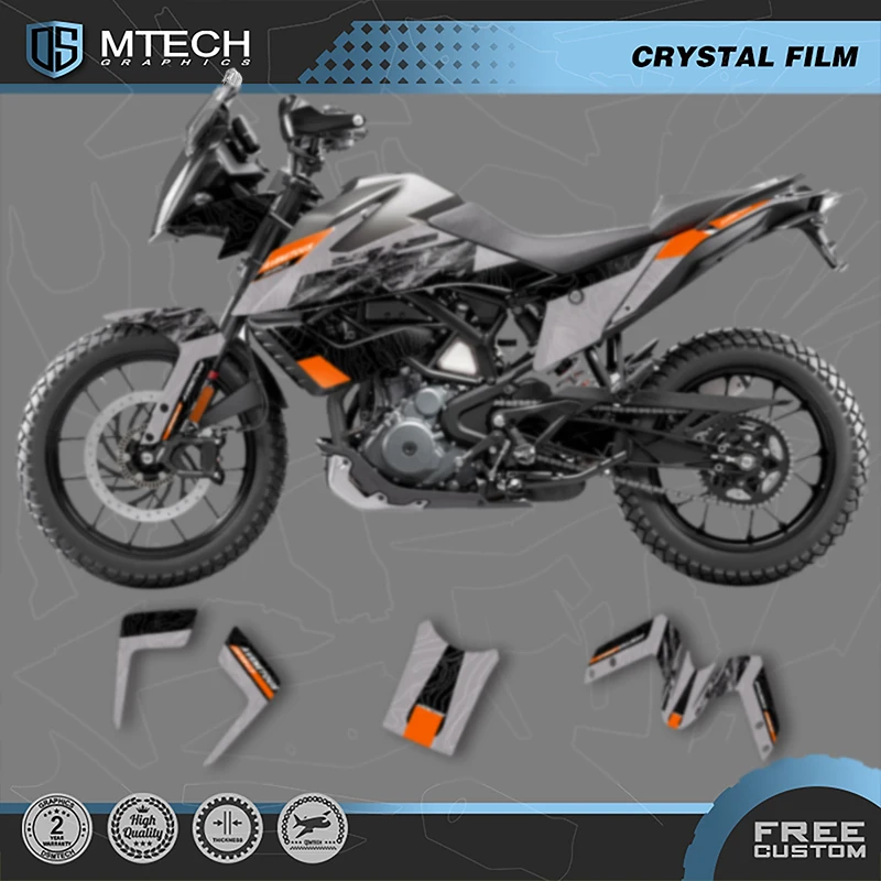 

DSMTECH Motorcycle Graphics Decal Stickers Kits For KTM 2020 2021 2022 ADV 20-22 ADV390 003