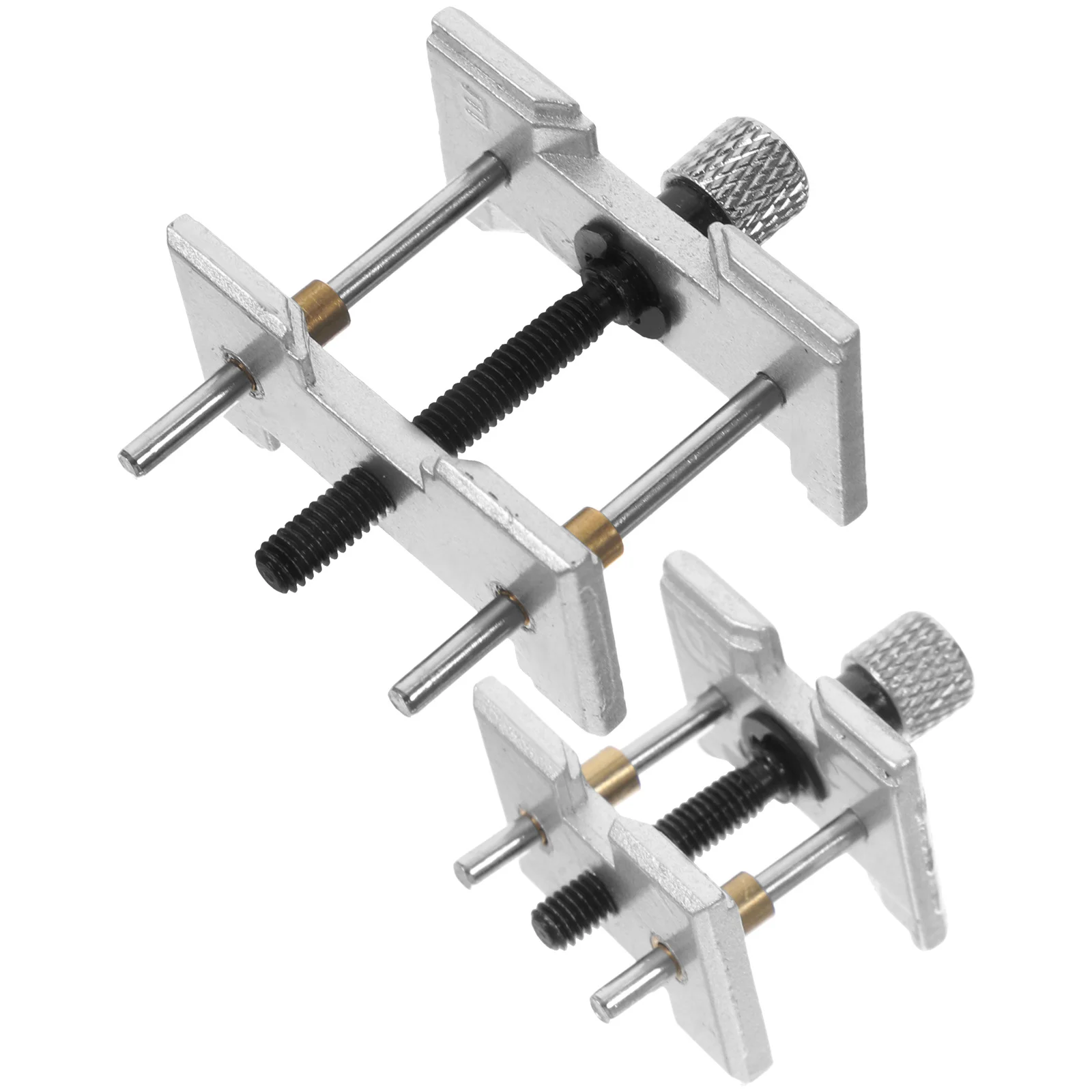

2Pcs Watch Repair Tool Adjustable Metal Holder for Movement Fixing Jewelry Making Watch Movement Holder