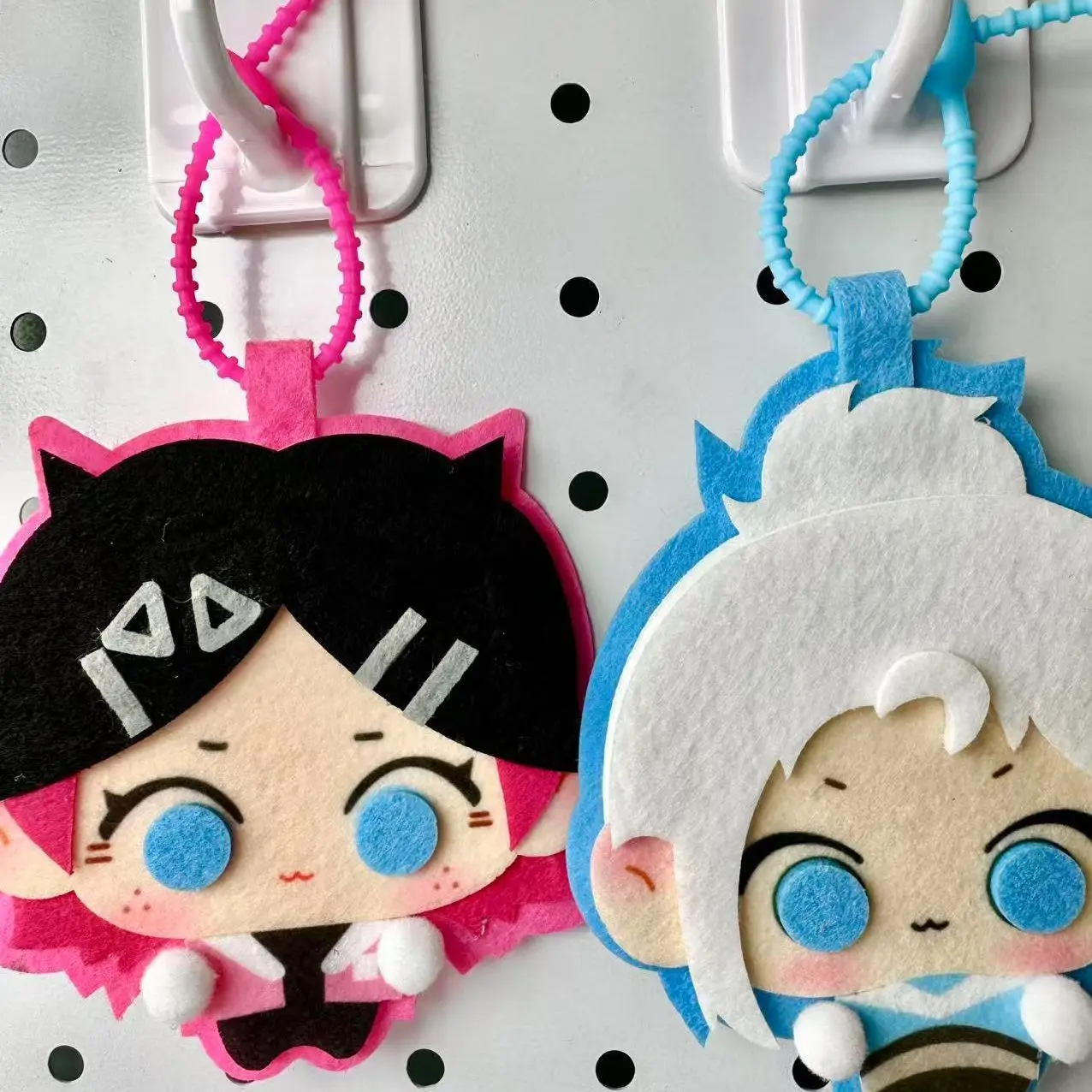 Stuffed 10cm VALORANT Mu Die Jett Kawaii Cute Non-woven Backpack Pendant Ornament or Pretty Keychain for Meeting Gift