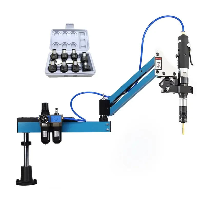 M3-M12 Automatic Universal Head CNC Pneumatic Threading Machine 220V Air Tapping Machine with Motor Core Components