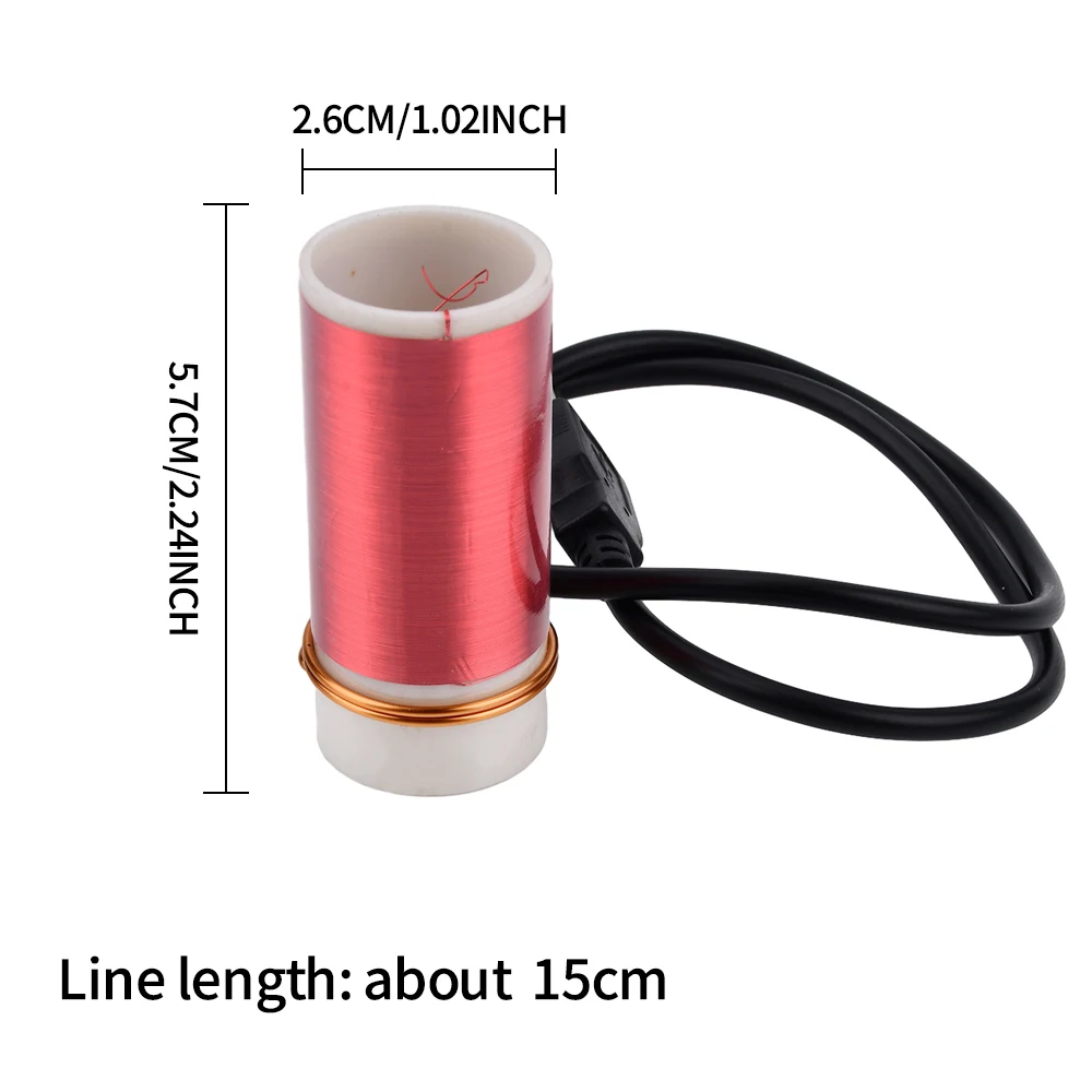 Mini Tesla Coil for Physical Wireless Transmission Experiments Test DIY DC 5V 1W Super Mini Self Excitation DIY Kit