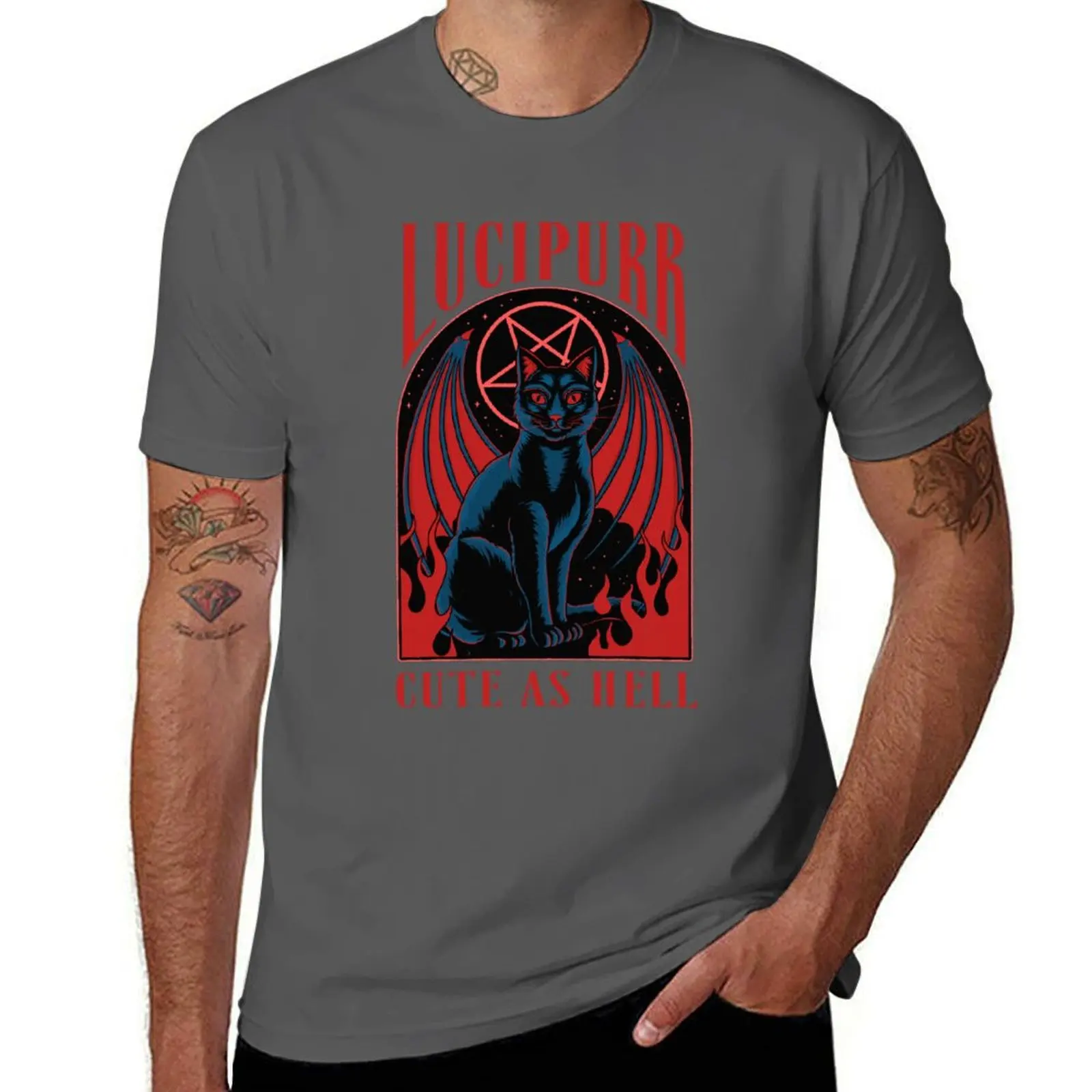 

Lucipurr T-Shirt Work Utility Short Sleeve Shirt