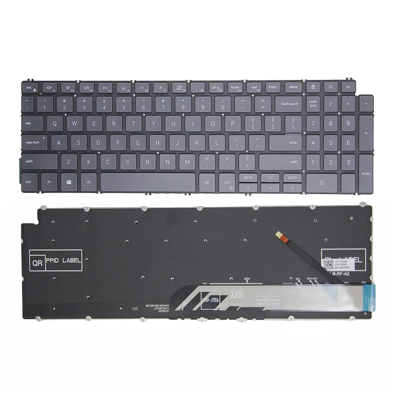 M  for Dell G15 5510 5511 5505 5515 15Pro-5518 Inspiron 7500 7501 backlit US keyboard
