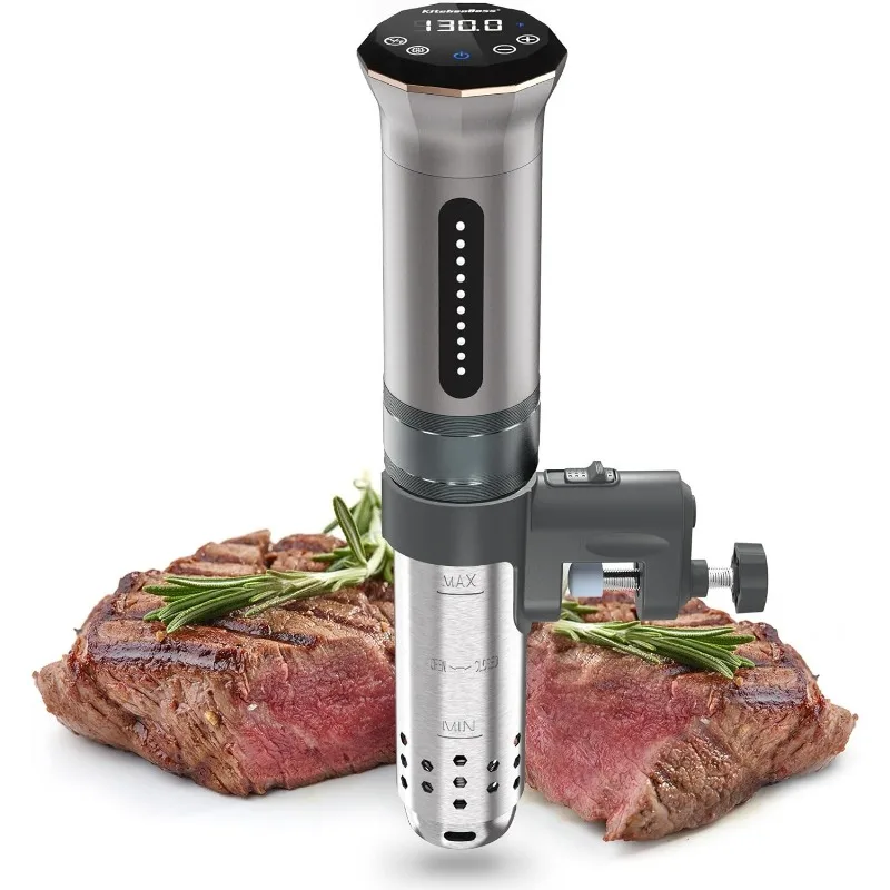 

Sous Vide Cooker Machine: Ultra-quiet 1100 Watt IPX7 Waterproof Water Thermal Immersion Circulator Accurate Temperat