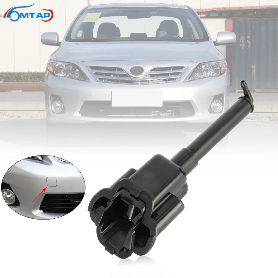 MTAP Front Bumper Headlamp Headlight Washer Nozzle Water Sprayer Jet For Toyota Corolla 2013 2014 2015 2016 85208-02140