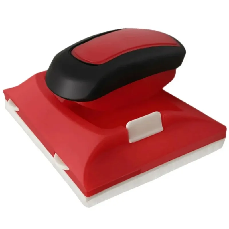 Red Nylon Bristles Paint Edger for Home Interior Plastic Wall Cutting in Corner And Edges Painting Tool with Pad