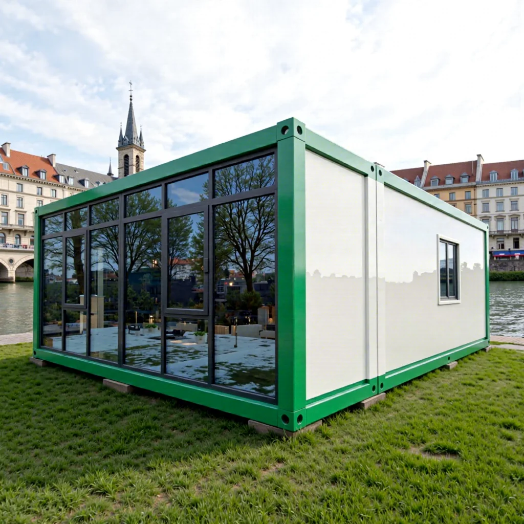 Oil Camp Prefabricated Movable 20ft Flat Pack Container Container House for Office Ready Made House Portable Office Luxury House