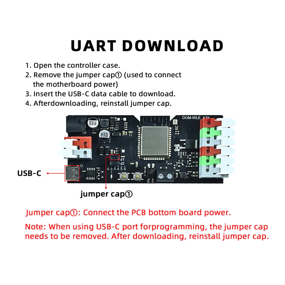 ESP32 WLED LED Controller Built in Microphone DIY Dynamic Mode UART Type-C Download App Control Alexa Voice RF 2.4G WLED Remote