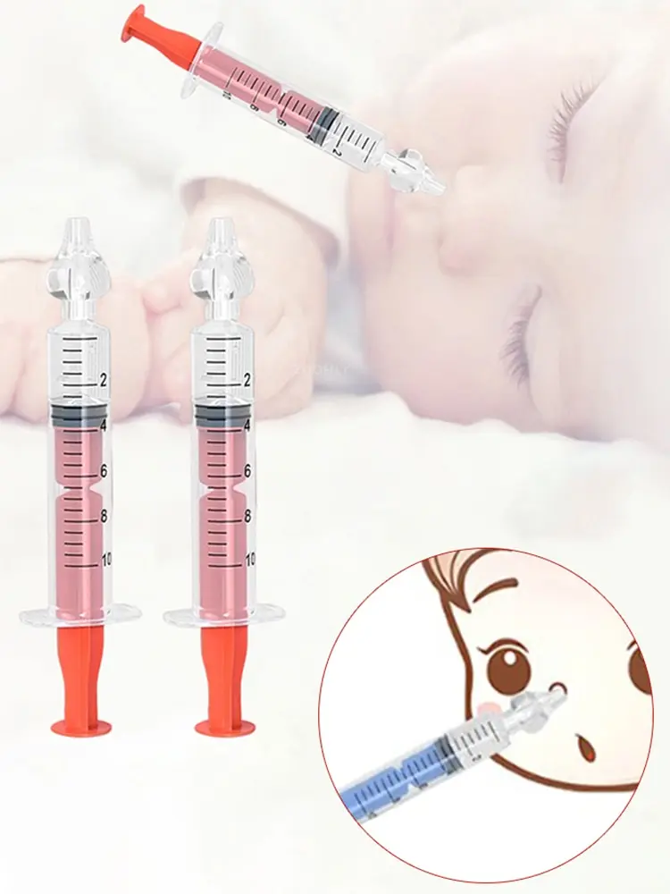 1PC Baby Nose Cleaner Rhinitis Nasal Washer Needle Tube Baby Nasal Aspirator Cleaner Syringe Baby Nose Washing for Children