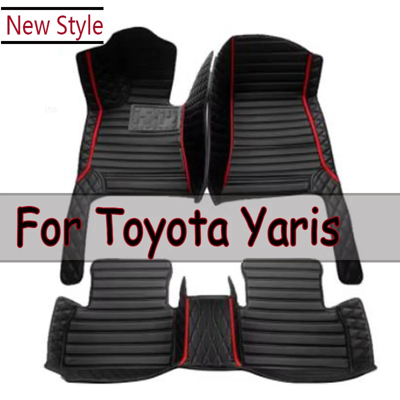 Car Floor Mats For Toyota Yaris Hybrid Mazda2 Hybrid MXPH11 2021 2022 2023 Waterproof Protective Pad Floor Cover Car Accessories