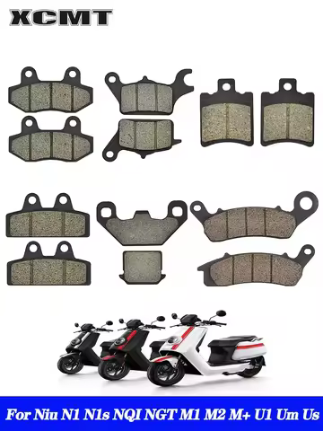 Electric Scooter Original Front and Rear Brake Pad Shoe For Niu NGT NQiGT N1 N1s NQI M1 M2 M+ U1 Um Us G1 GO Disc Brake Pads