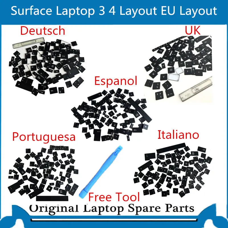 capa de teclado para notebook microsoft surface keycap original 156 pol 15 es it reino unido pt preto ferramenta livre 1868 1872 01