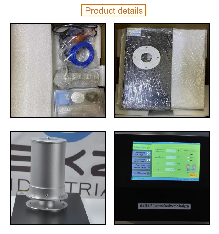 1053A TG DSC TGA RT-1150C Differential Scanning TGA STA Thermogravimetric Analyzer Automatically Records TG Curve