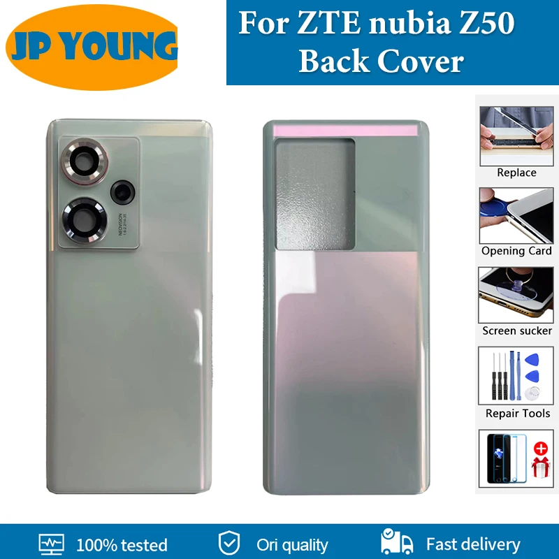 Original Back Glass Battery Cover For ZTE nubia Z50 NX711J Back Cover Housing Door Rear Case Replacement Part