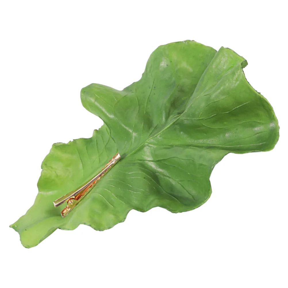 

Fake Lettuce Leaves Artificial Vegetables Lettuces Alligator Hair Clip Vegetable Hairpin Hair Clip Cute Hair Accessories Sweet