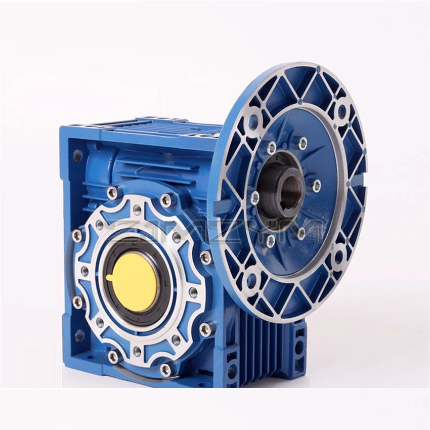 

NMRV030 80mm Worm gear reducer Reduction ratio 5:1 to 100:1 input 14mm shaft for nema 24 34 80mm 90mm stepper motor