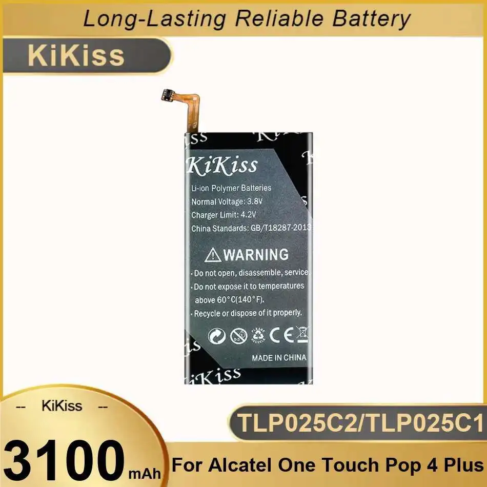 

Mobile Phone Battery TLP025C2 TLP025C1 3100Mah For Alcatel One Touch Pop 4 Plus 4+ OT-5056D 5056D 5056A 5056W