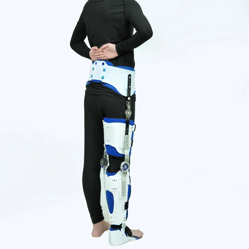 

Medical Hip Knee Ankle and Foot Orthosis with Stainless Strips and Plastic(PP) for Adult 2026