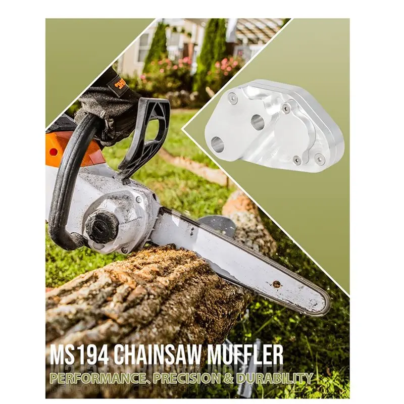 for-ms194t-ms193-chainsaws-performance-muffler-1137-140-0609-cnc-aluminum-spark-arrestor-11371400609