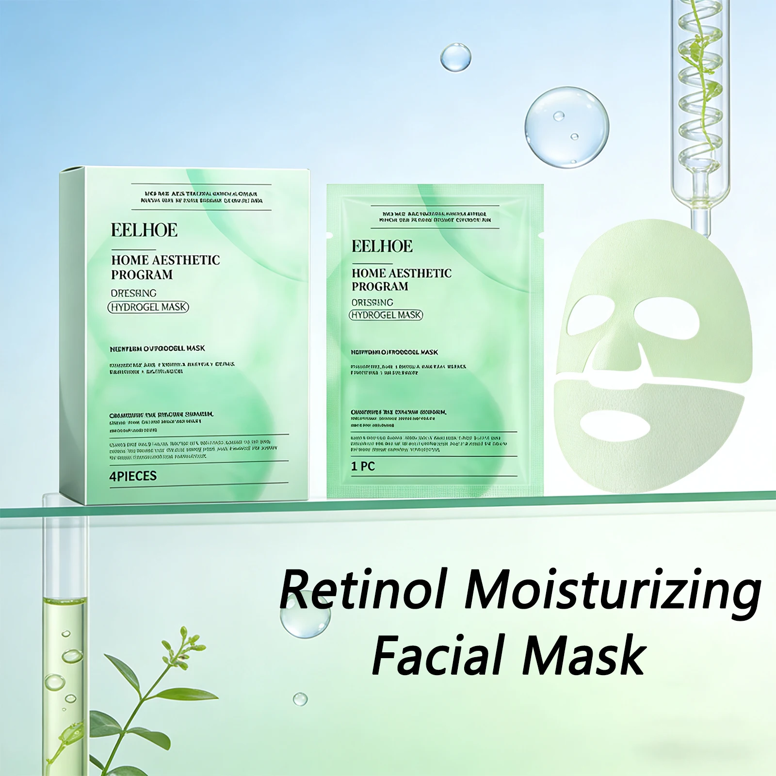 Tightening Hydrogel Mask Effectively Nourishing Enhancing Skin Elasticity Brightening Dull Skin Retinol Moisturizing Facial Mask