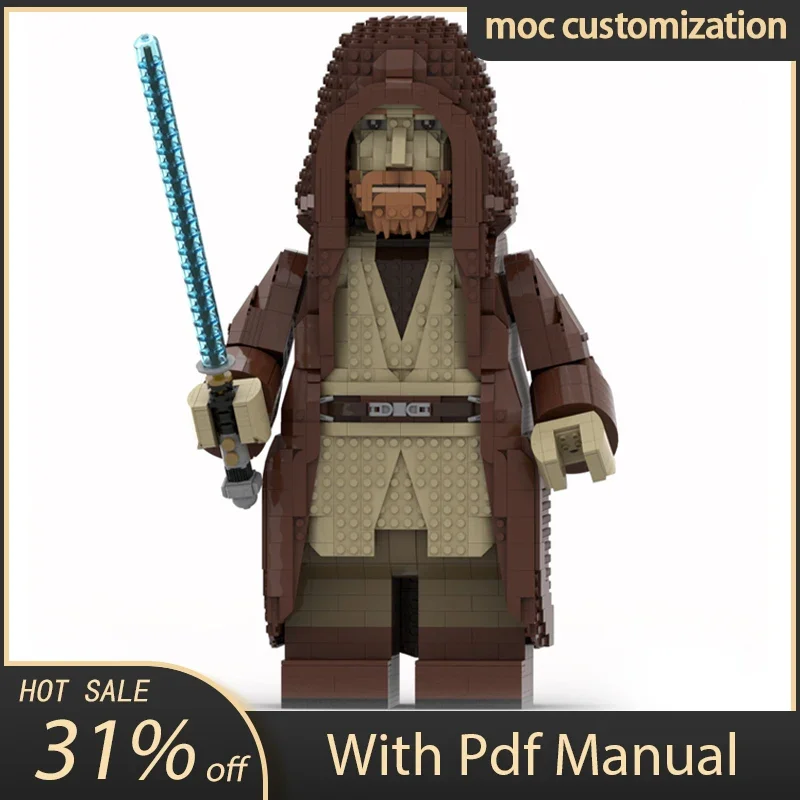 

2784pcs Moc Star Battle ObiWan Kenobi Mega Figure Helmet Model Building Blocks Bricks Diy Creative Assembly Toy Holiday Present