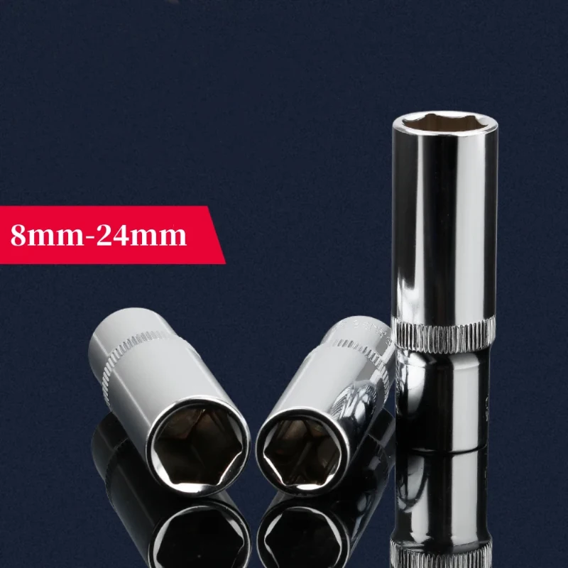 Internal   External Hex Socket Set 6.3mm 1/4 Mini Ratchet Wrench 5.5/7/8/10mm Socket Head Socket Wrench Tool Home Auto  Repair