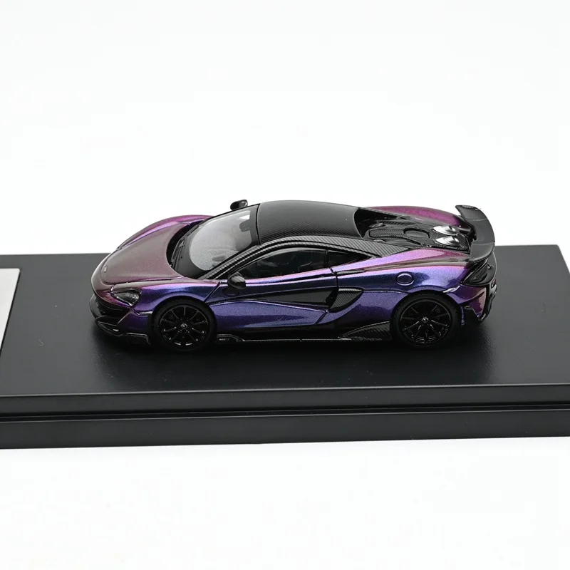 LCD دييكاست 1/64 مقياس ماكلارين سبيكة سيارة نموذج ماكلارين 600LT سبيكة سيارة نموذج لعب المركبات لعب للبنين الصندوق الأصلي