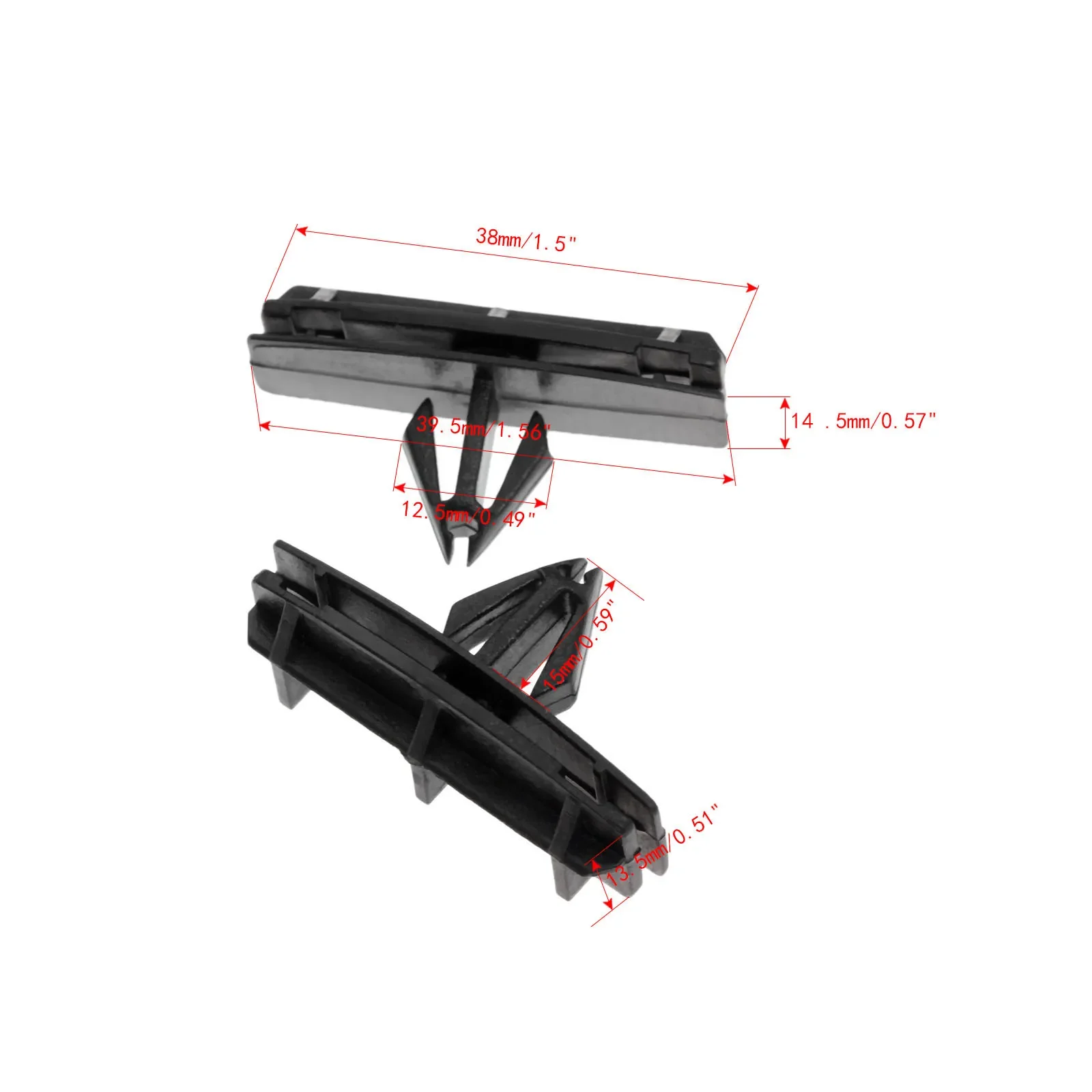 25 stks Auto Spatbord Panel Flare Clips, Rocker Molding Retainer Clip Fastener Nylon Klinknagel 68039280 -AA voor Jeep Wrangler JK 2007-2018