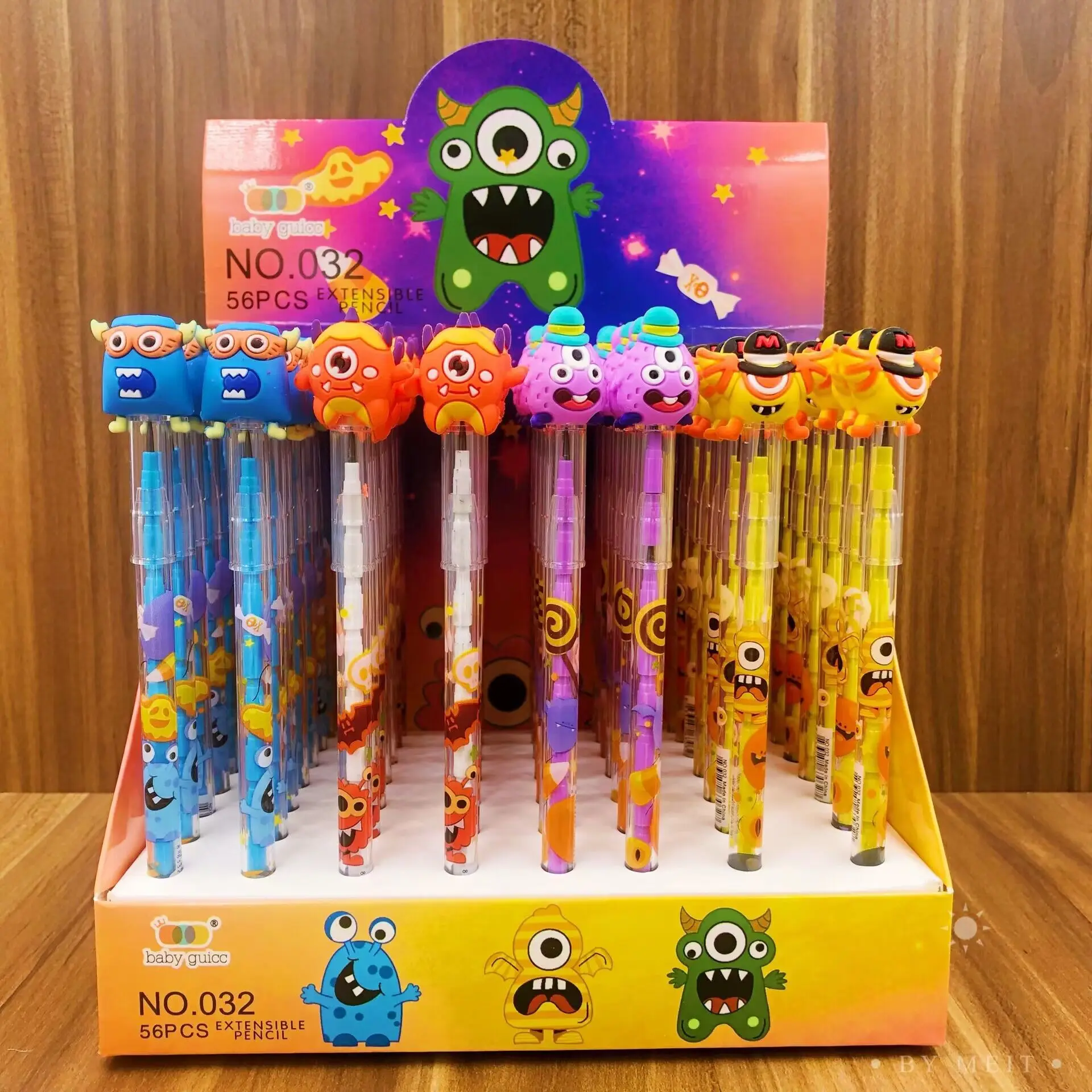 56-pezzi-di-matita-hb-senza-affilatura-little-monster-e-adatta-agli-studenti-di-scrivere-con-matite-schizzi-e-risposta-regali-di-halloween