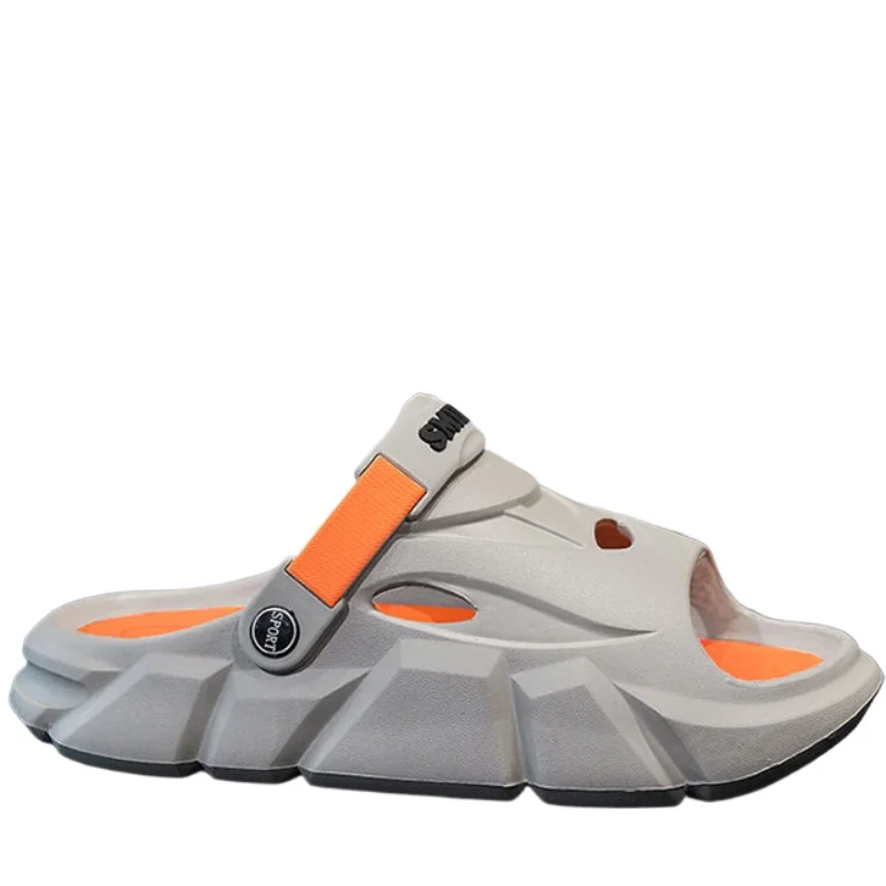 

Beach Soft Slides 2024 Fashion Sabot Men's Shoe Elegant Cheap Shoes Liquidation Style Eva High Quality Trend Pvc Male Slipper