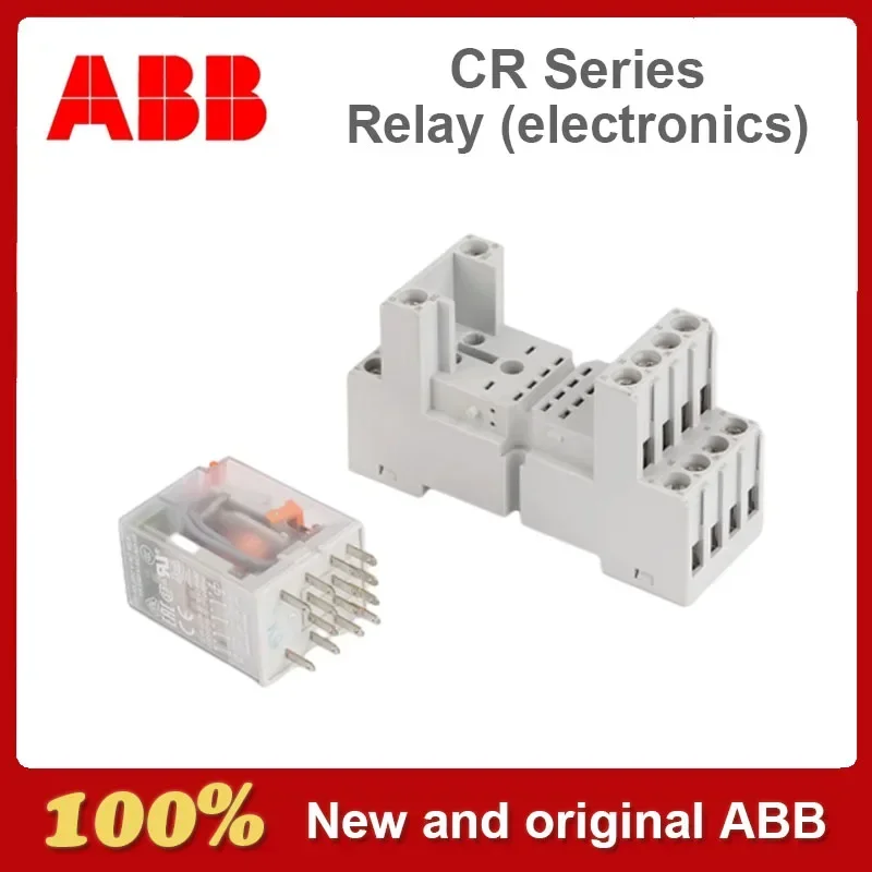 Original  ABB CR Serie Relay CR-M024DC2L CR-M230AC2L CR-M024DC4L CR-M230AC4L CR-M2SS CR-M3SS CR-M4SS Plug-In Interface Relay