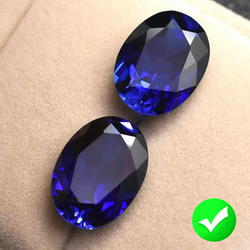 

Pretty Sapphire Natural Oval Faceted Cut VVS Loose Gemstone for Jewelry Accessories Tested Sapphire Available in Multiple Sizes