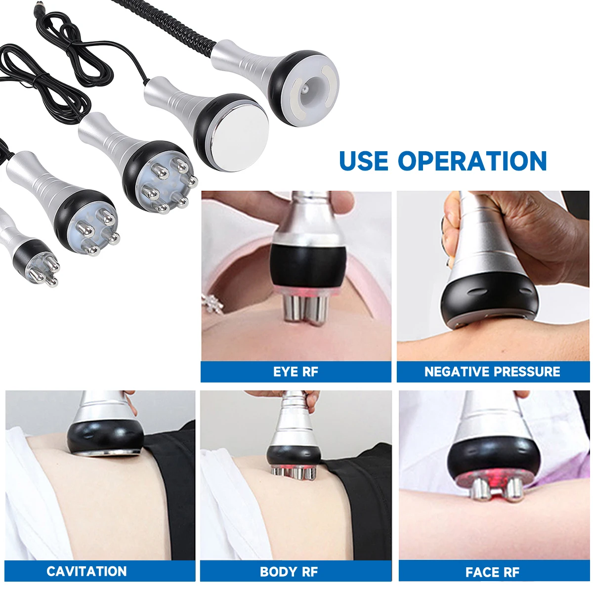 NEWGAGA 6-in-1 30K 40K 60K 80K Ultraschall-Kavitationsgerät Körpergewichtsreduktion Vakuum-Lipo Schlankheitsmassage Fitness KIM8 Maschine – Detail 13