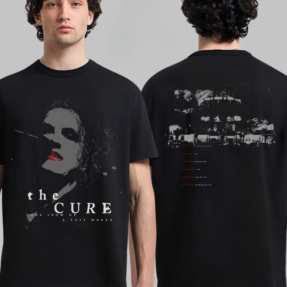 Fit The Cure Cotton Band Shirt Unisex Summer Short Sleeve Fashion Brand Tee Luxury Casual Vintage T-shirt