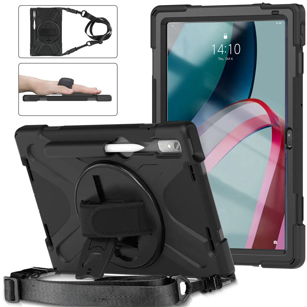 For Lenovo Xiaoxin Pad Pro 2022 11.2 Case For Lenovo Tab P11 Pro Gen 2 11.2 2022 Tablet Cover Holder with Hand Belt Shoulder