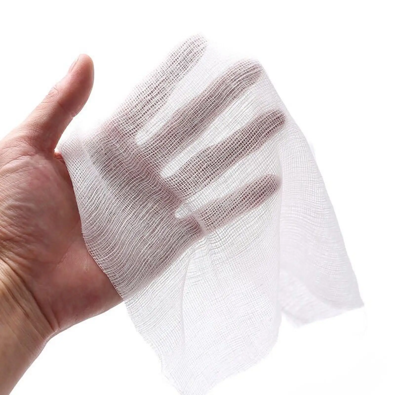 Skin Care Gauze Face Mask Sheet Pre Cut Cotton Lint Free Disposable Pads for Salon DIY Beauty Use
