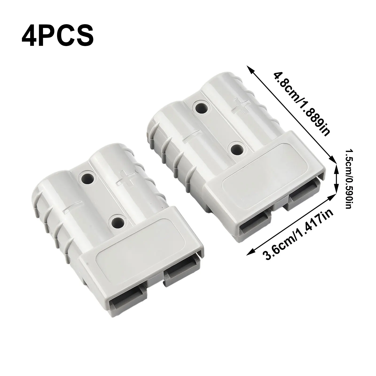 12pcs 50AMP 12-6AWG Plug Cable Terminal For Anderson For Klift Battery Power Connector Wire Connection Electric Accessories