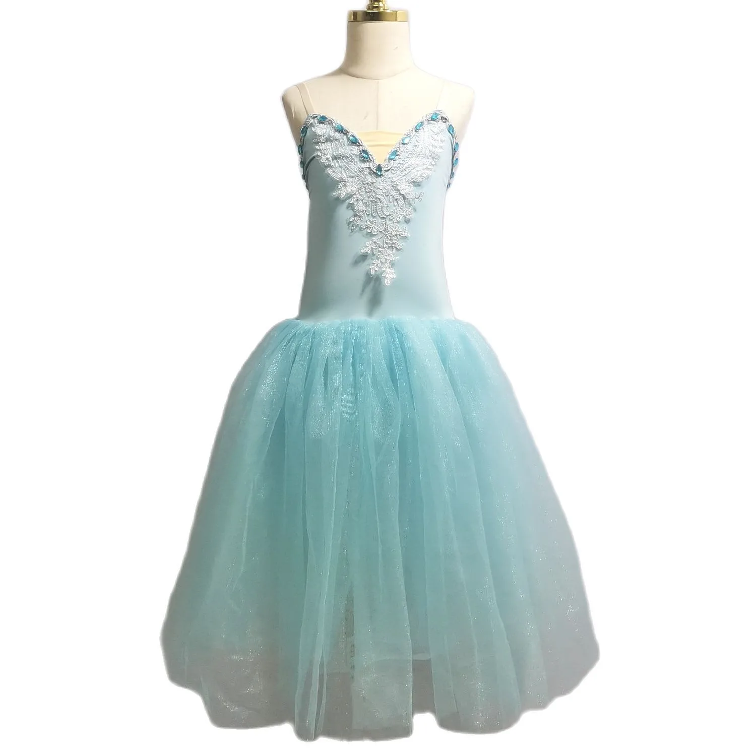 Jupe Tutu de Ballet pour femmes, robe longue pour filles, vêtements de Performance, jupes de danse en forme de cygne