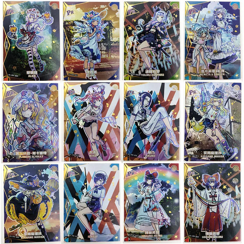 

Anime Goddess Story Kirisame Marisa Remilia Scarlet Pr Card Game Collection Rare Cards Children's Toys Surprise Birthday Gifts