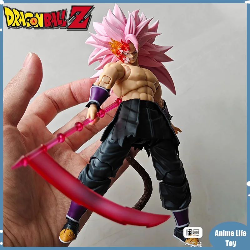 

Kong Studio Beast Deities Dragon Ball Ssj3 Mask Goku Black Action Figures Pink Hair Anime Model Toys Figura Shf Figuarts Gift