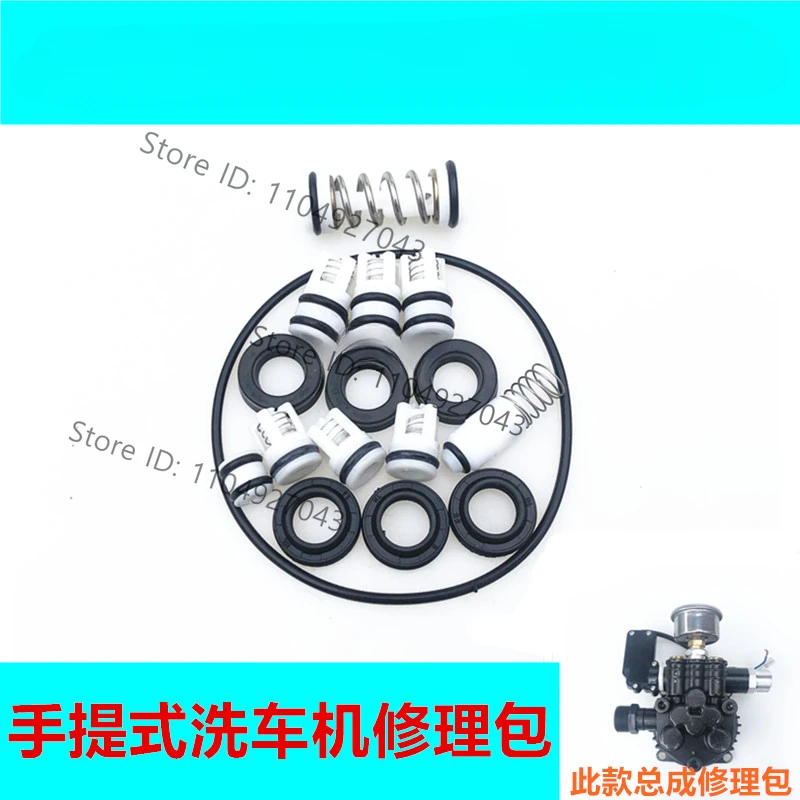 Automatic cleaning machine pump head accessories bag car washing machine water seal oil seal check valve black cat 2208