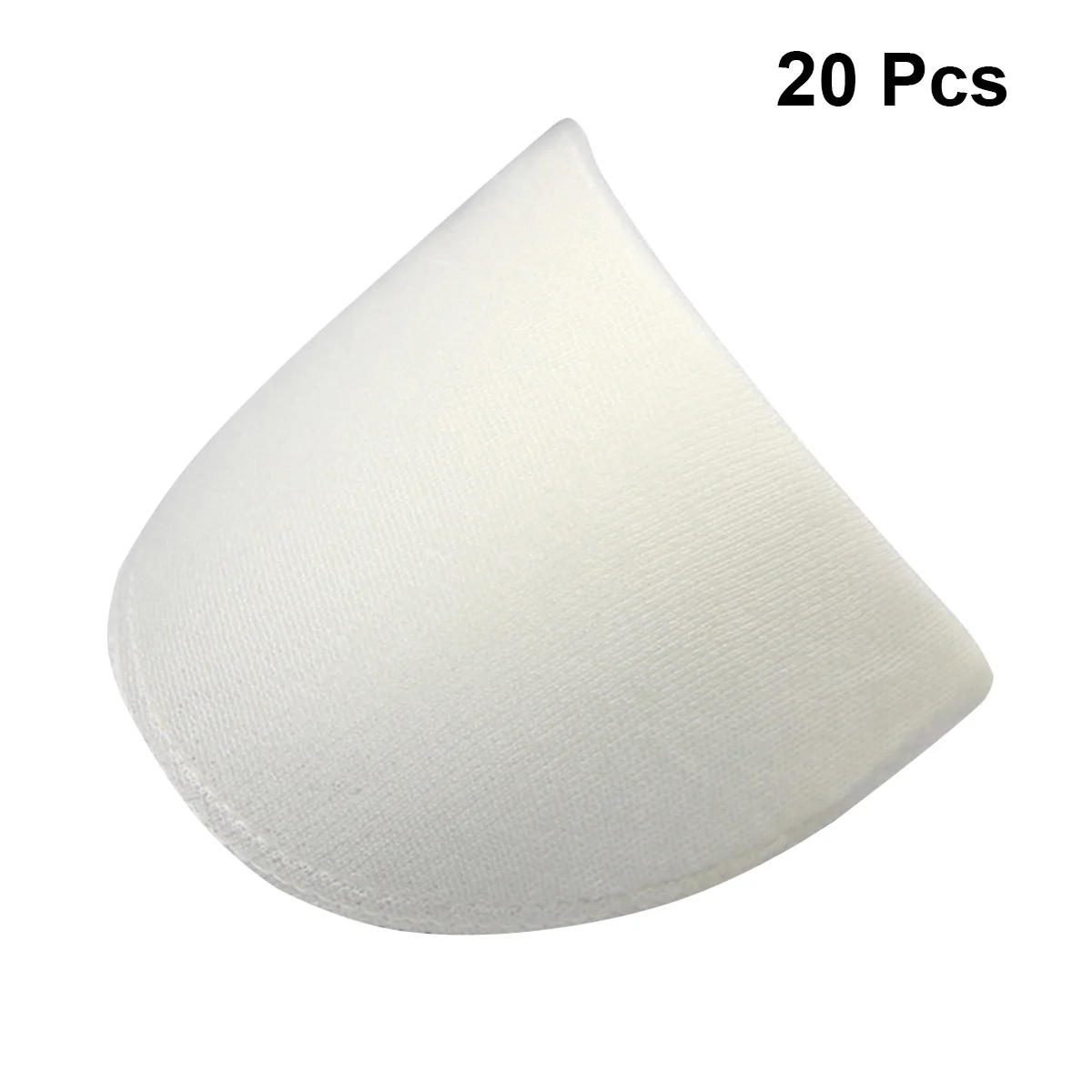 Shoulder Pads 8X13.5X1Cm White Premium Sponge Filled Lightweight Tricot Cover For Blouses Knitwear Practical