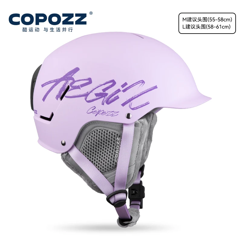 COPOZZ New Upgrade Ski Helmet Men Women Winter Anti-impact Safety Snowboard Helmet Snow Motorcycle Skiing Skateboard Helmet