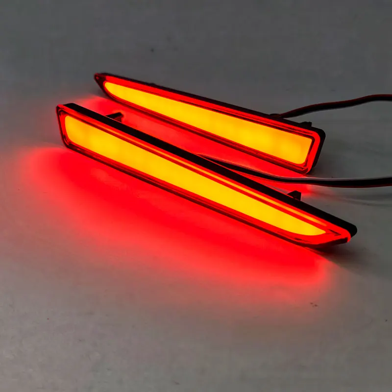 For TOYOTA RAISE DAIHATSU TANTO G LA650 LA600S Car Rear Bumper Lamps Rear Reflector Lamp Brake Stop DRL Lights Accessories 2pcs