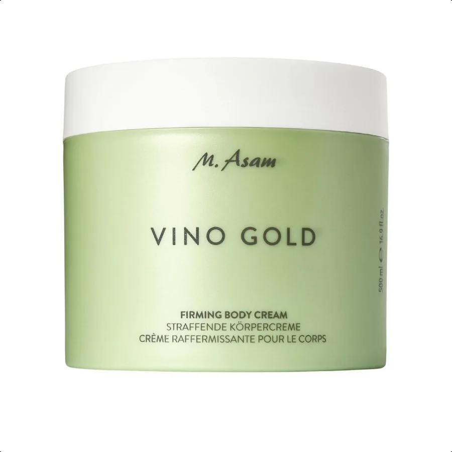 

M. Asam VINO GOLD Firming Body Cream 16.9 Fl Oz antiaging body care for smooth skin lotion for women with aloe vera cocoa butte
