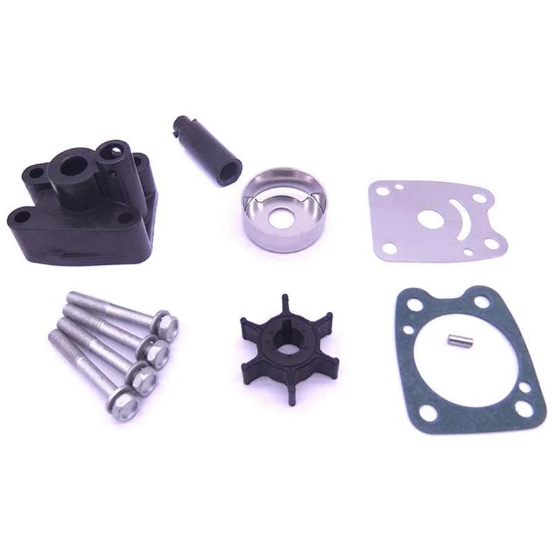 2X محرّك القارب 6E0-W0078-00 6E0-W0078-01 6E0-W0078-02 طقم تصليح مضخة المياه لمحرك خارجي 4HP 5HP 4A 5C