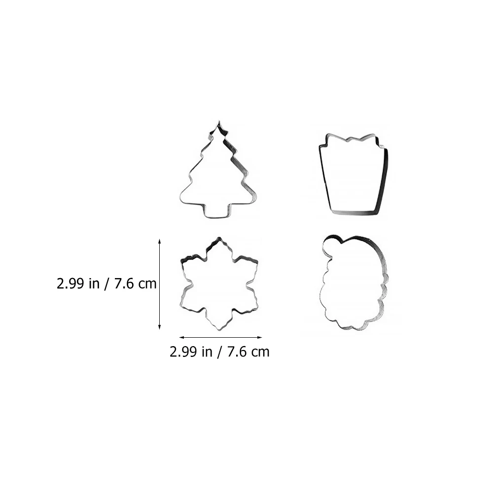 

9 Pcs Biscuits Mold Cookie Baking Supplies Cookies Mould Moulds Stainless Steel Child