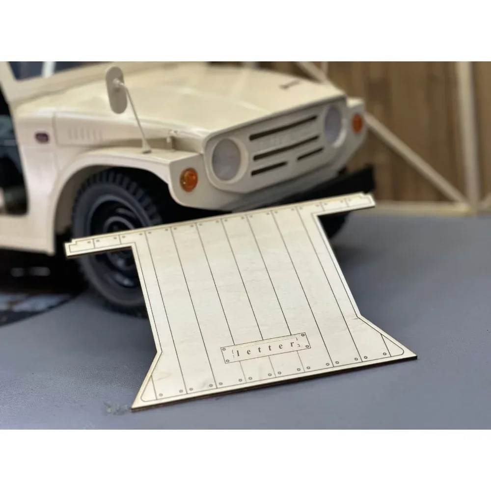 RC Interior Wood Floor Board for FMS 1/6 Jimny First Generation Crawler Car customizable size Realistic Scale Mod Parts