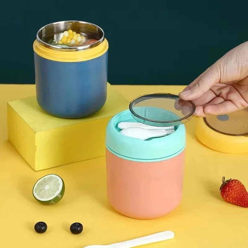 30ml/710ml Food Thermal Jar Insulated Soup Cup Thermos Containers Stainless Steel Lunch Box Thermo Keep Hot for School Children