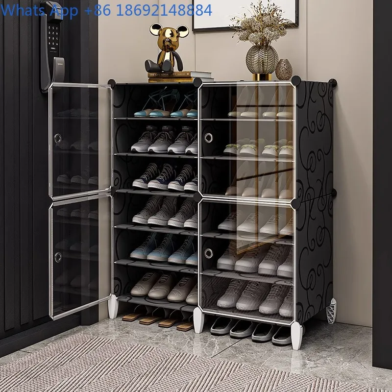 

Home Entrance Storage Artifact Indoor Beautiful Transparent Shoe Box Dustproof Dormitory Simple Shoe Cabinet